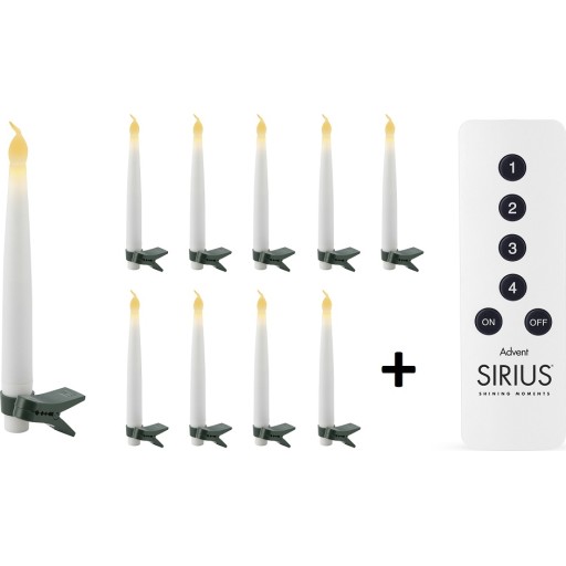 Stk Sirius Carolin Juletræslys Stk