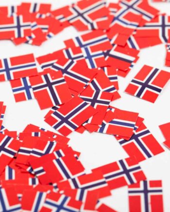 Strøflag Norge150 Stk