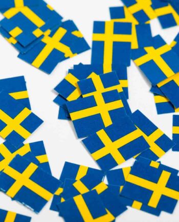 Strøflag Sverige 150 Stk