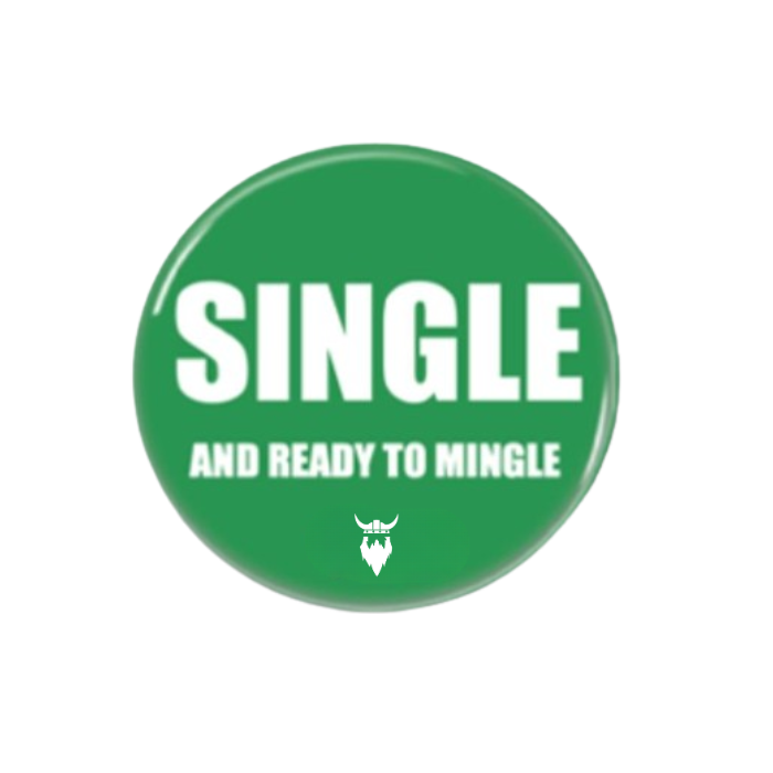 Trafiklys Fest Single Badges Grøn 10x