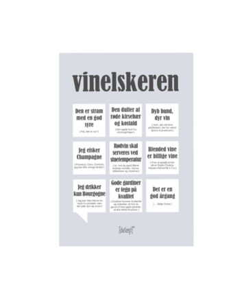 Vin Elskeren Citatplakat Kort
