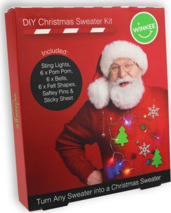 Winkee Diy Julesweater Kit Emergency Christmas Jumper Kit