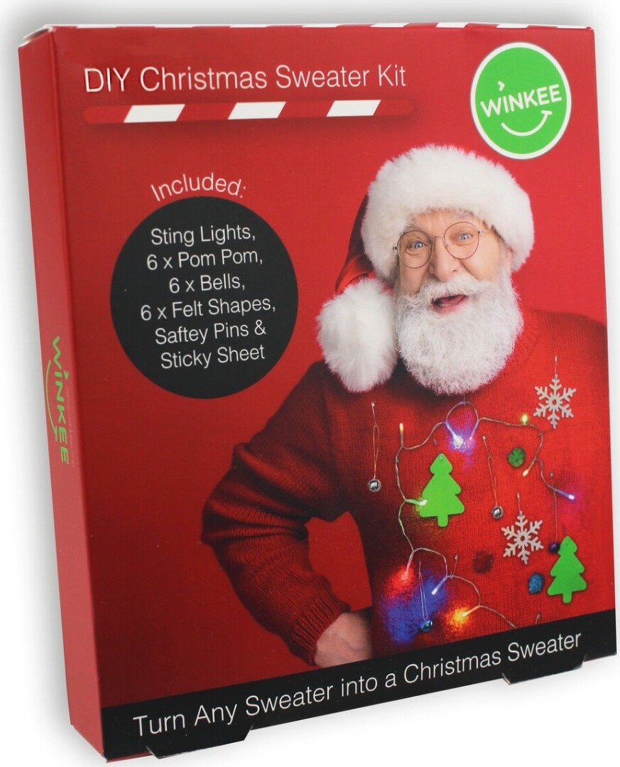 Winkee Diy Julesweater Kit Emergency Christmas Jumper Kit