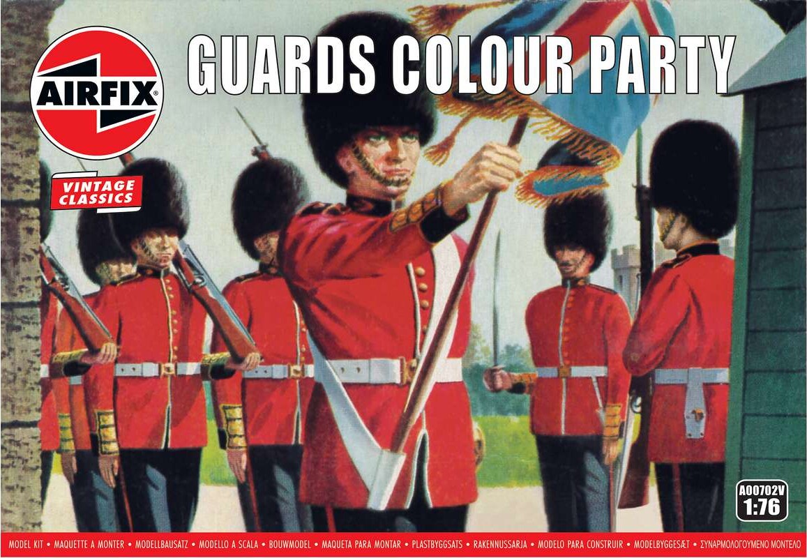Airfix Vintage Classics Guards Colour Party Sæt : A00702v