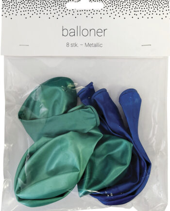 Ballon Stk Blå Metallic Mix Scanseason