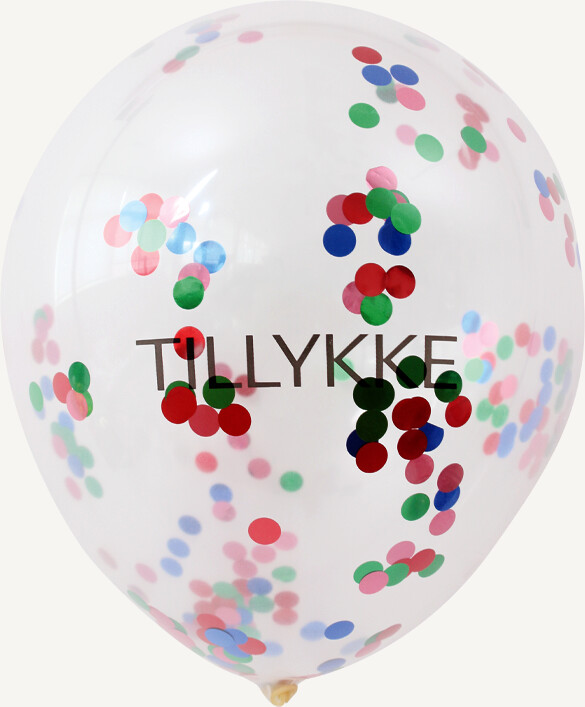 Ballon Tillykke Latex Stk Scanseason
