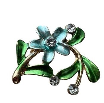 Broche Lille Sommerdug Mint