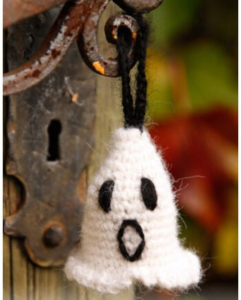 Casper Drops Design Halloween Pynt Hækleopskrift