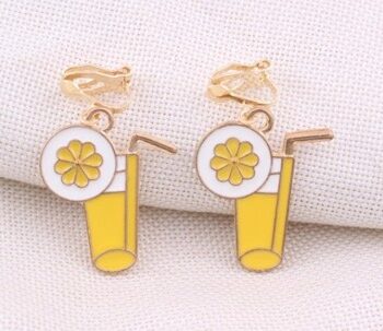 Clips øreringe Lemon Drink