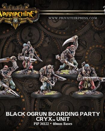 Cryx: Black Orgun Boarding Party Unit Leader   Grunts Pip 34122
