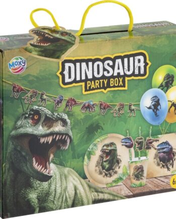 Dinosaur Party Box Dinosaur Pynt Personer Dele Moxy