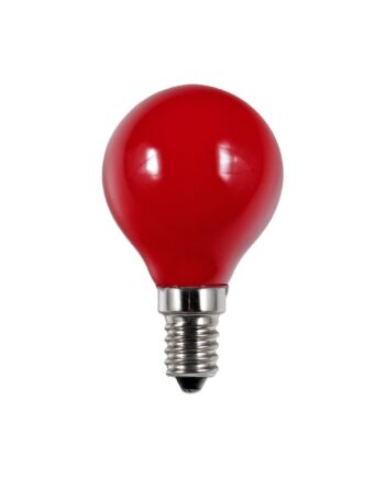 E14 Led Kronepære G45 Rød Party Colour Premium