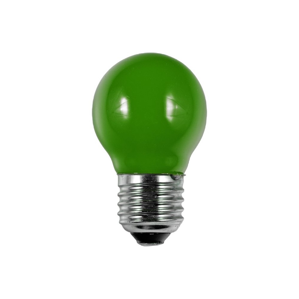 E27 Led Filament Kronepære G45 Grøn Party Colour Premium