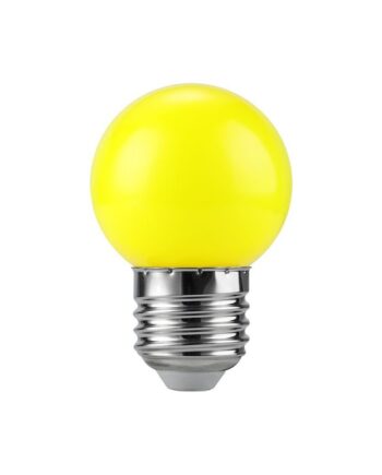 E27 Led Kronepære G45 Gul 50lm Party Colour