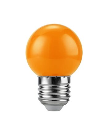 E27 Led Kronepære G45 Orange Party Pære