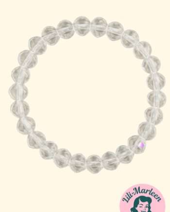 Emely Elastisk Armbånd Med Klare Perler