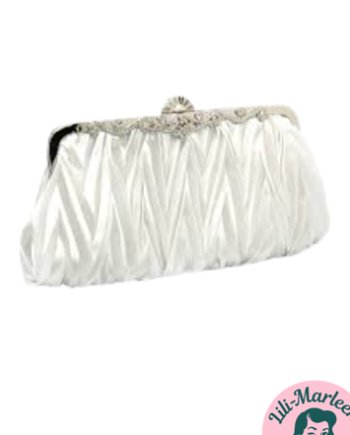 Fest Clutch Cocktailtaske Ivory Sød Festtaske Satin