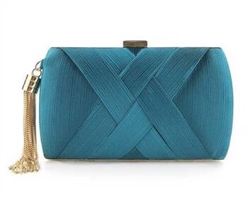 Fest Clutch Cocktailtaske Scarlet Teal