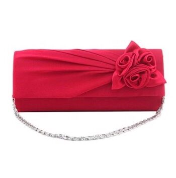 Fest Clutch Rosemary Rød Sød Festtaske Rød Satin