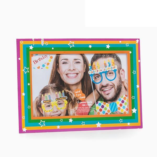 Fødselsdags Rekvisitter Til Fotobooth Sæt Med