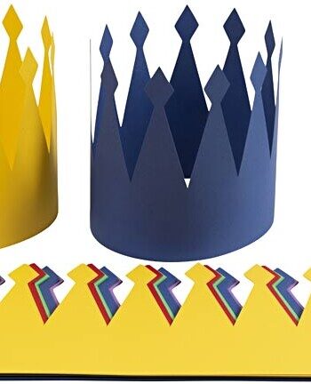 Fødselsdagskroner 300 Assorterede Farver Stk Creativ Company