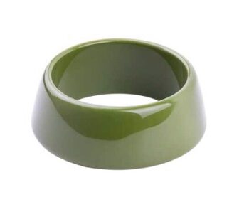 Grøn Retro Bangle Tidløs Enkelhed Vintageudtryk