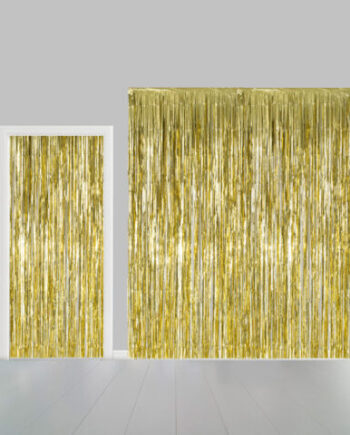 Guld Glimmerforhæng 100 240