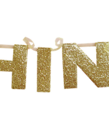 Guld Paillet Guirlande Shine