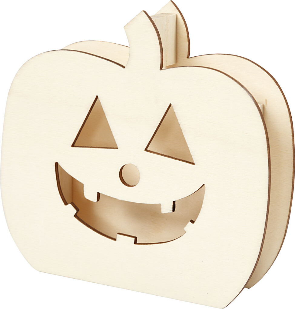 Halloweenfigur Græskarhoved Stk Creativ Company