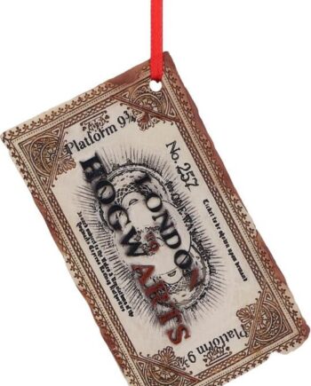 Harry Potter Hogwarts Ticket Ornament Nemesis Now