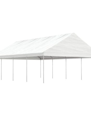 Havepavillon Med Tag Hvid