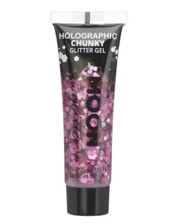 Holografisk Chunky Glitter Gel Pink Moon Creations