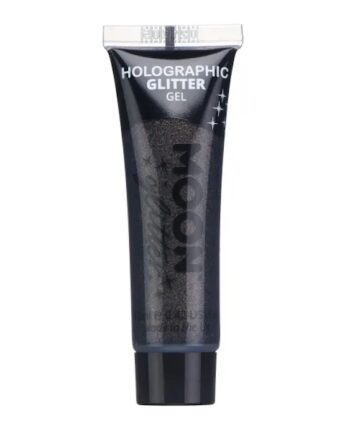 Holografisk Glimmer Gel Sort