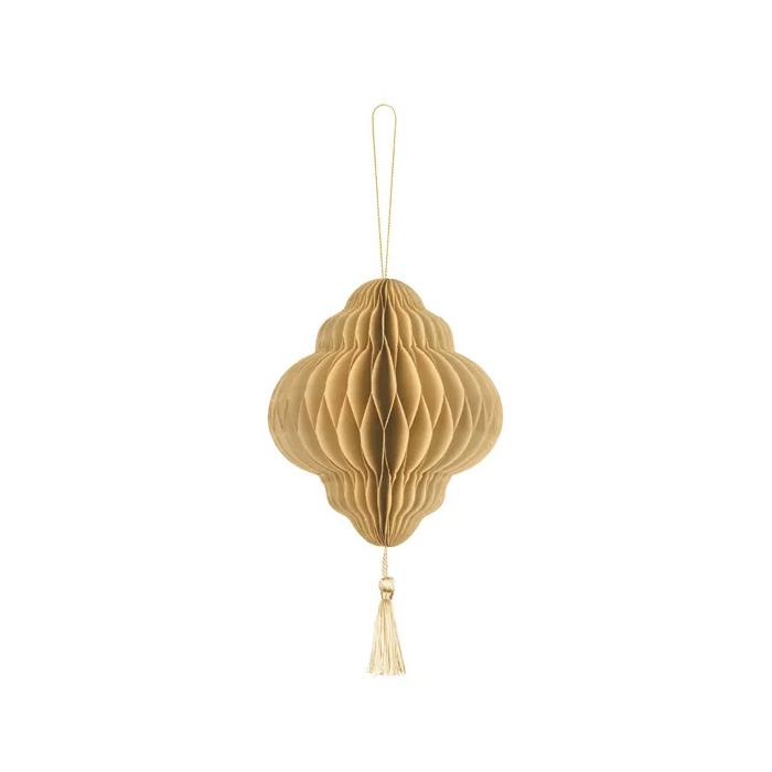 Honeycomb Lanterne Beige