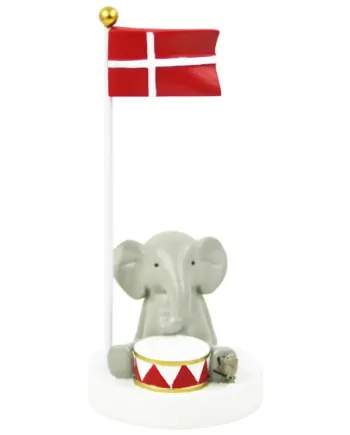 Kids Friis Bordflag Elefant Med Tromme