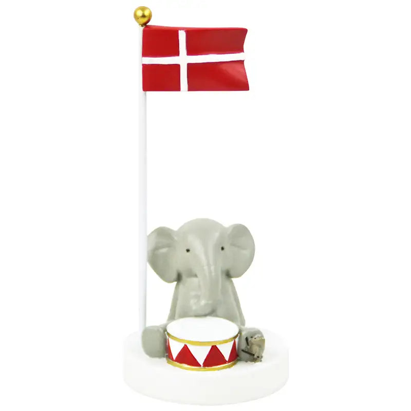 Kids Friis Bordflag Elefant Med Tromme