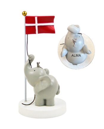 Kids Friis Bordflag Elefant Mus