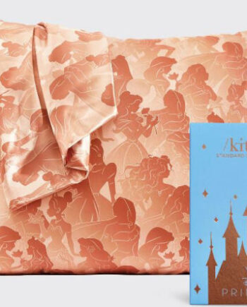 Kitsch Standard Satin Pillowcase Disney Princess Party 26x19cm