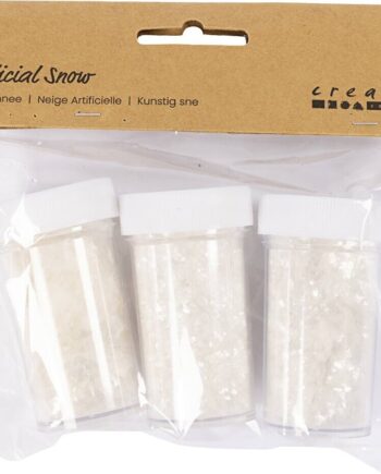 Kunstig Sne Hvid Glitter 3x27ml Creativ Company