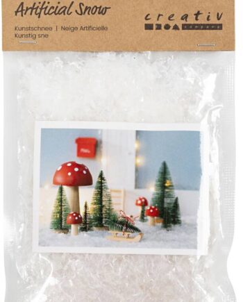 Kunstig Sne Hvid Glitter 50g Creativ Company