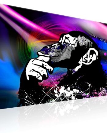 Lærredstryk Neon Party