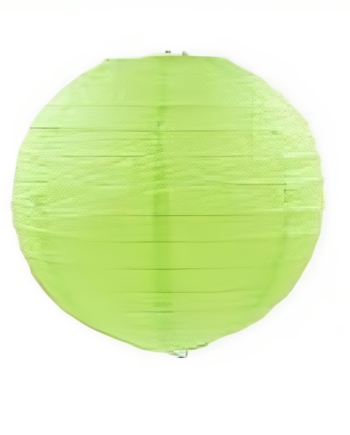 Lime Grøn Papir Lanterne