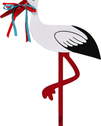Magni Fødselsstork Træ Rød Blå