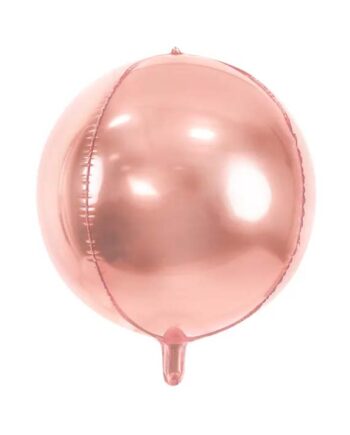 Metallisk Rose Gold Folieballon