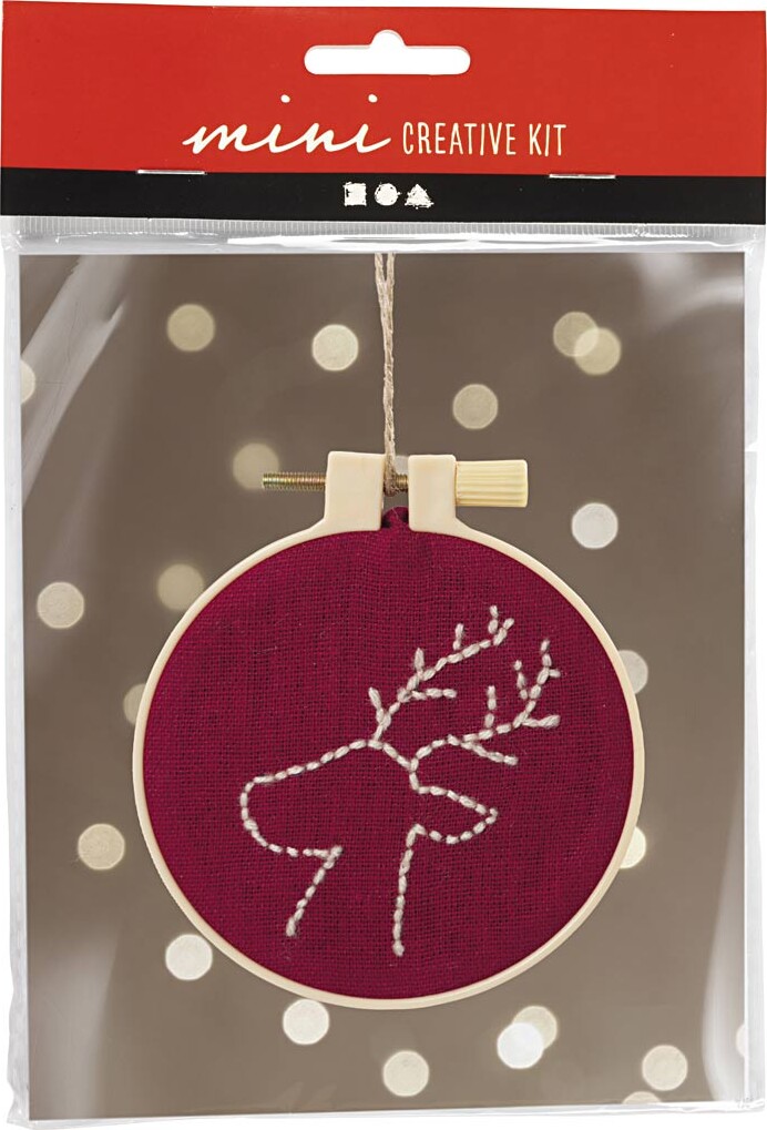Mini Diy Kit Broderi Rensdyr Creativ Company