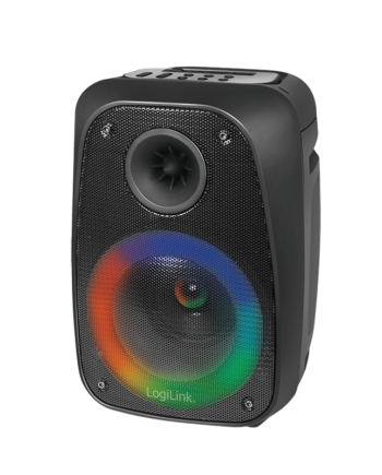Mobile Bluetooth Speaker With Party Light Tws Black