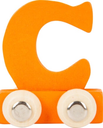 Navnetog Træ Bogstav Orange Farve Foot