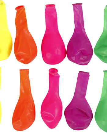 Neon Balloner Runde Stk Happy Moments