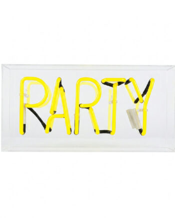 Neon Party Bar Led Skilt Gul