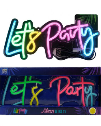 Neon Skilt Let Party